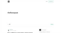 Desktop Screenshot of fencepostblog.com